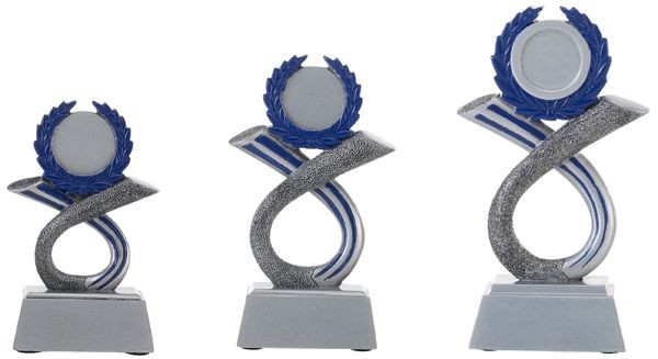 Neutraal Resin Blauw-Zilver ST-NU-011 LAATSTE Serie OP=OP!!